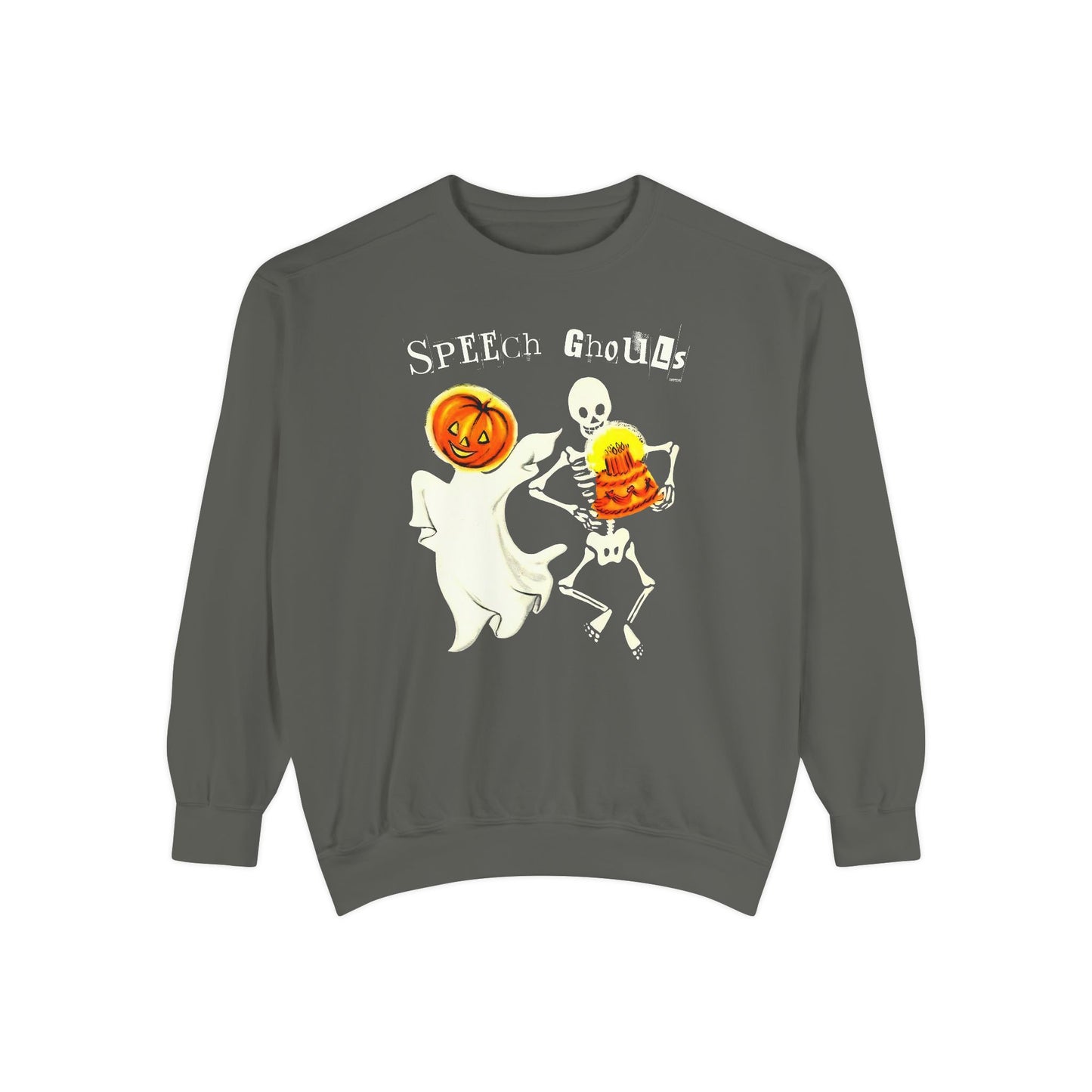 Speech Ghouls Comfort Colors Sweatshirt