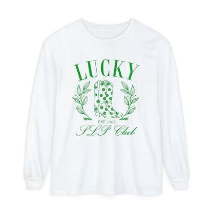 Lucky SLP Club Long Sleeve Comfort Colors T-Shirt