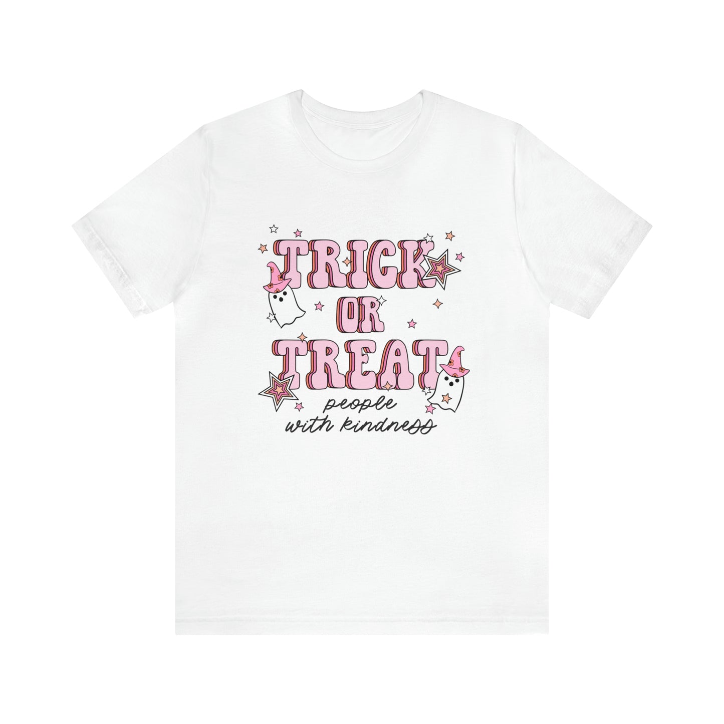 Trick or Treat People With Kindness Jersey T-Shirt