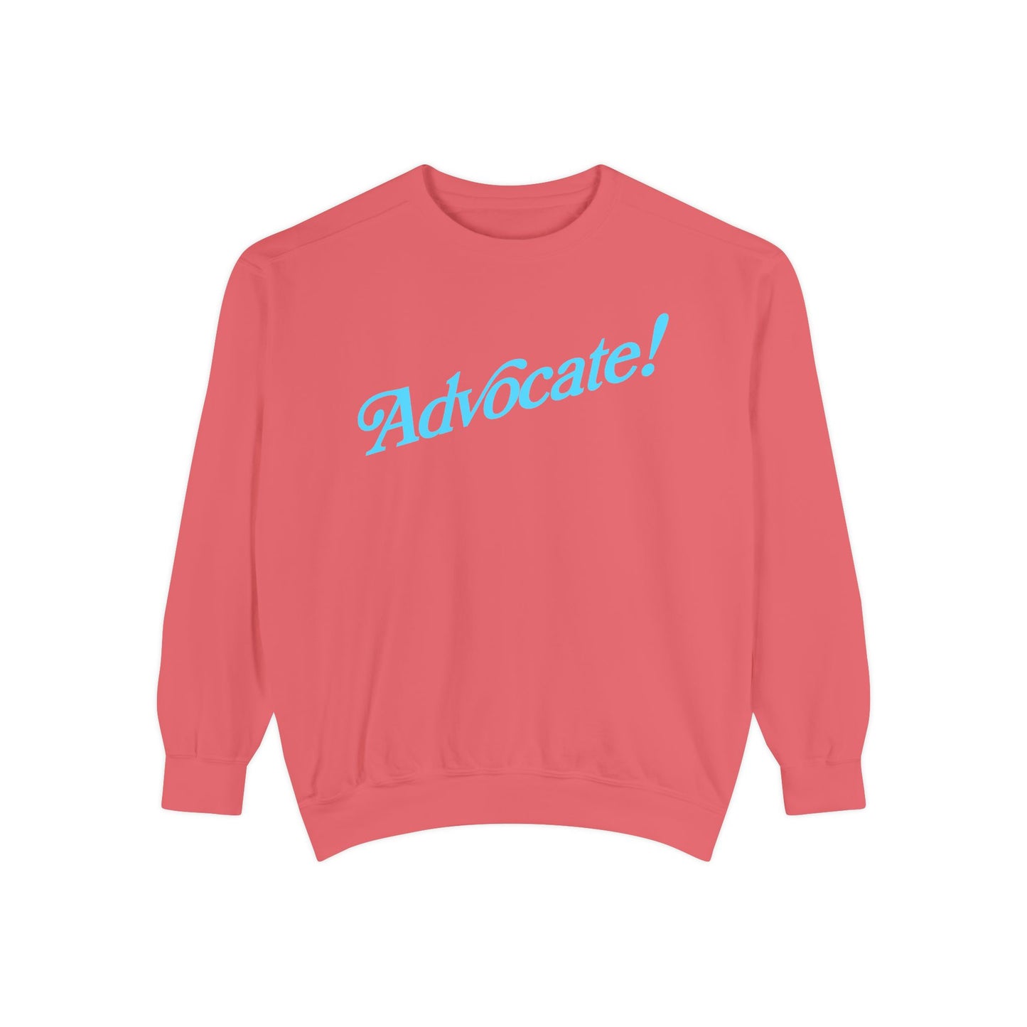 Advocate! Complementary Colors Comfort Colors Sweatshirt