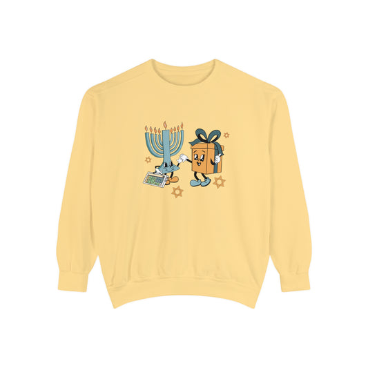 Hanukkah AAC Comfort Colors Sweatshirt