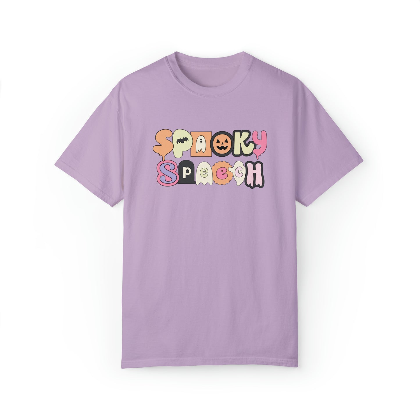 Spooky Speech Retro Comfort Colors T-Shirt
