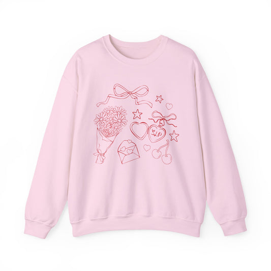 SLP Whimsy Doodles Crewneck Sweatshirt