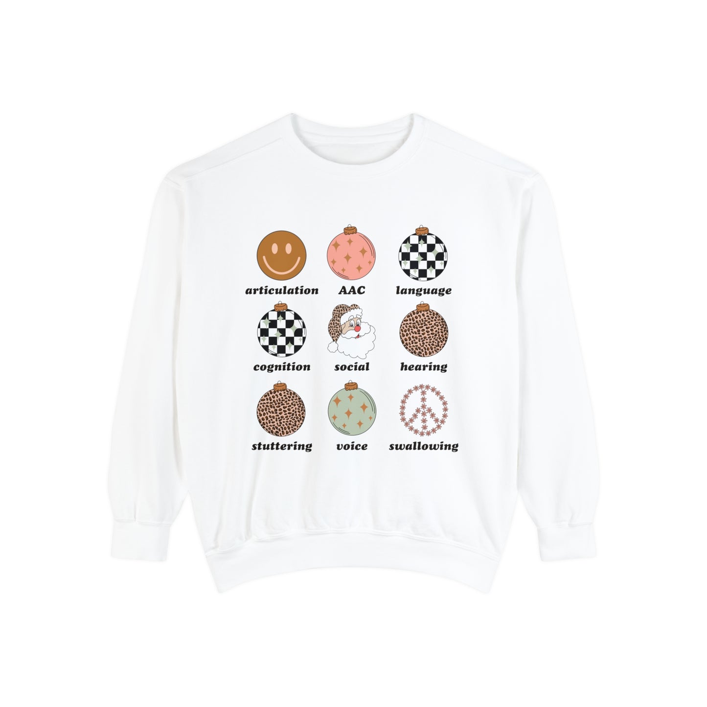 Retro Holiday Scope of Practice Comfort Colors Sweatshirt