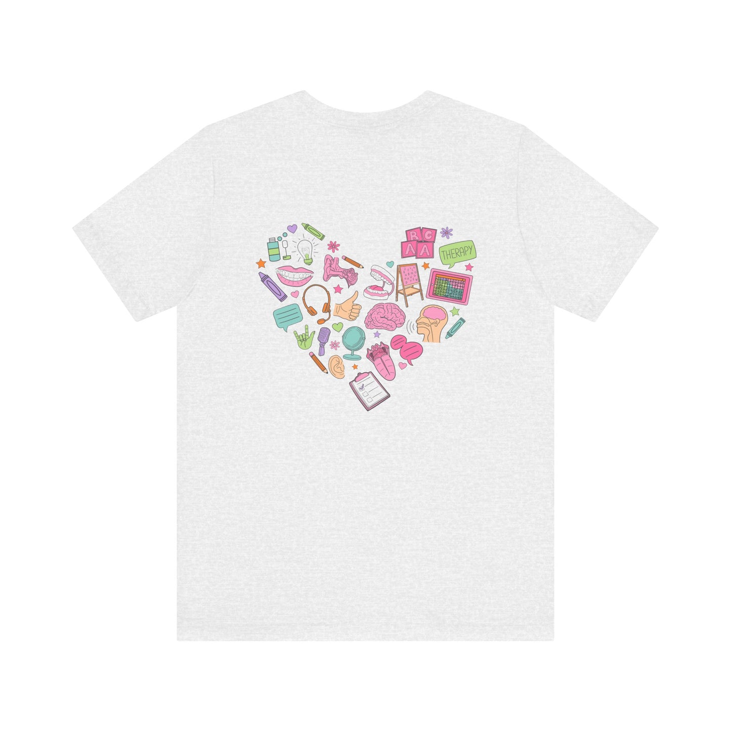 National Speech-Language-Hearing Month Jersey T-Shirt | Front and Back Print