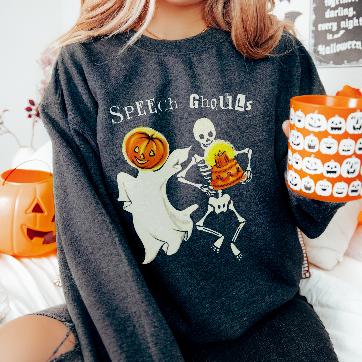 Speech Ghouls Crewneck Sweatshirt