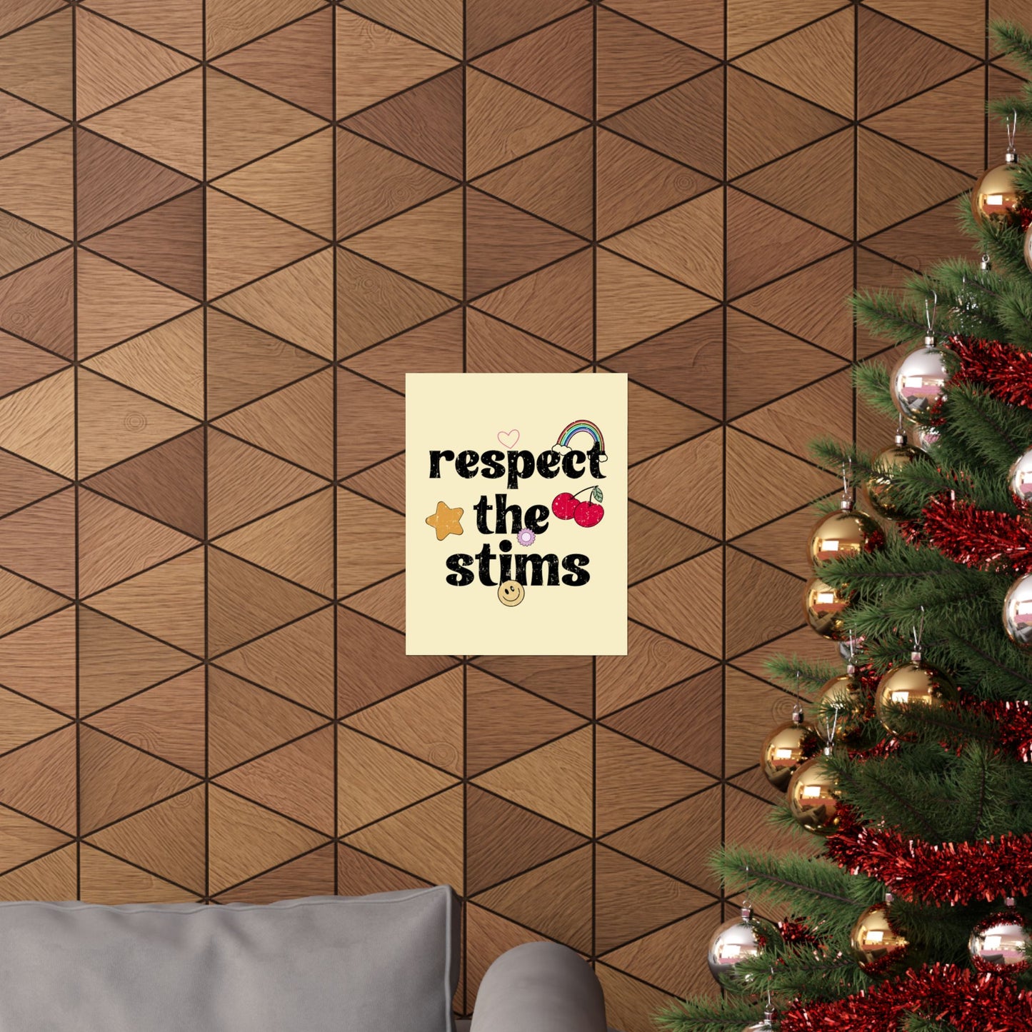 Respect The Stims Distressed Poster