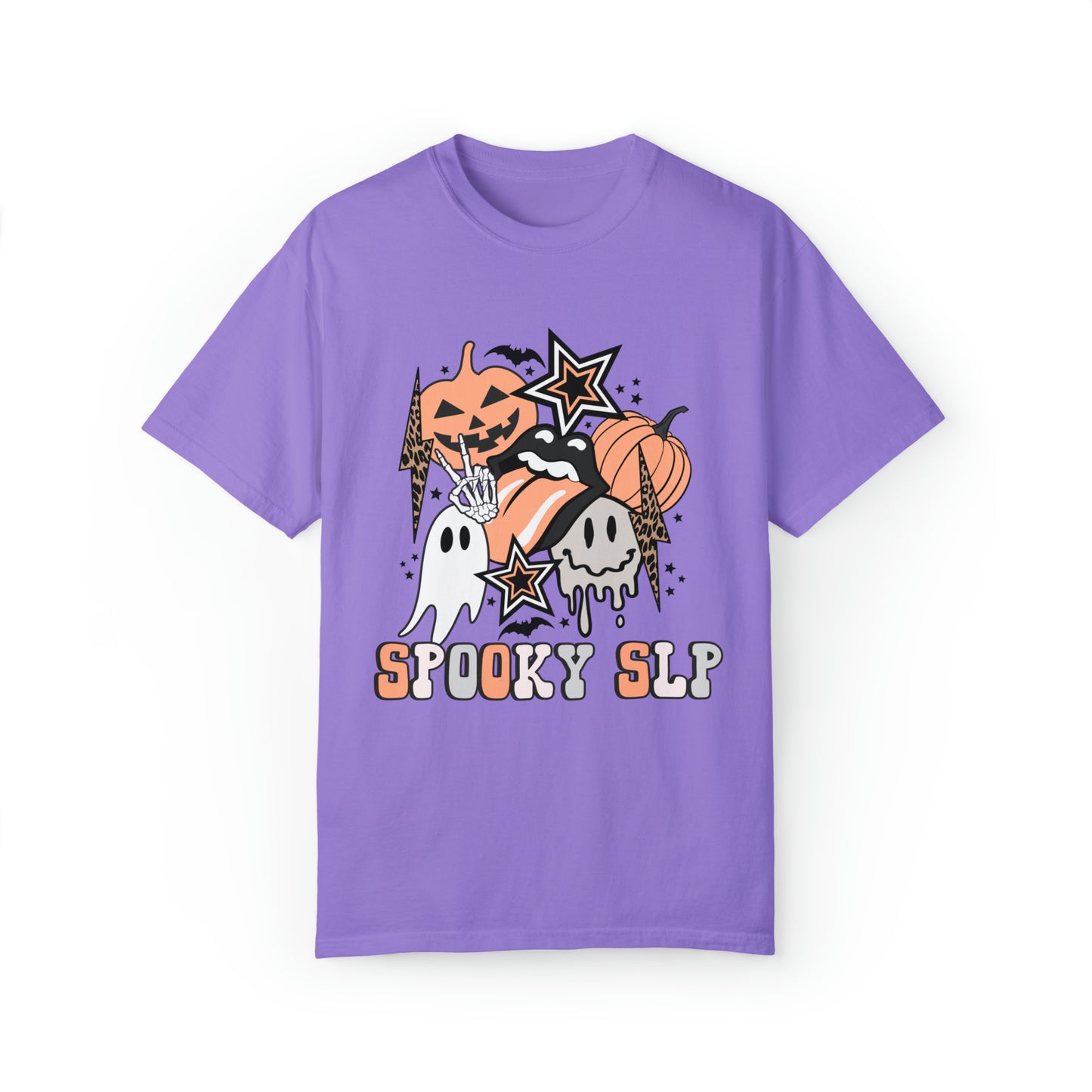 Spooky SLP Retro Halloween Comfort Colors T-Shirt