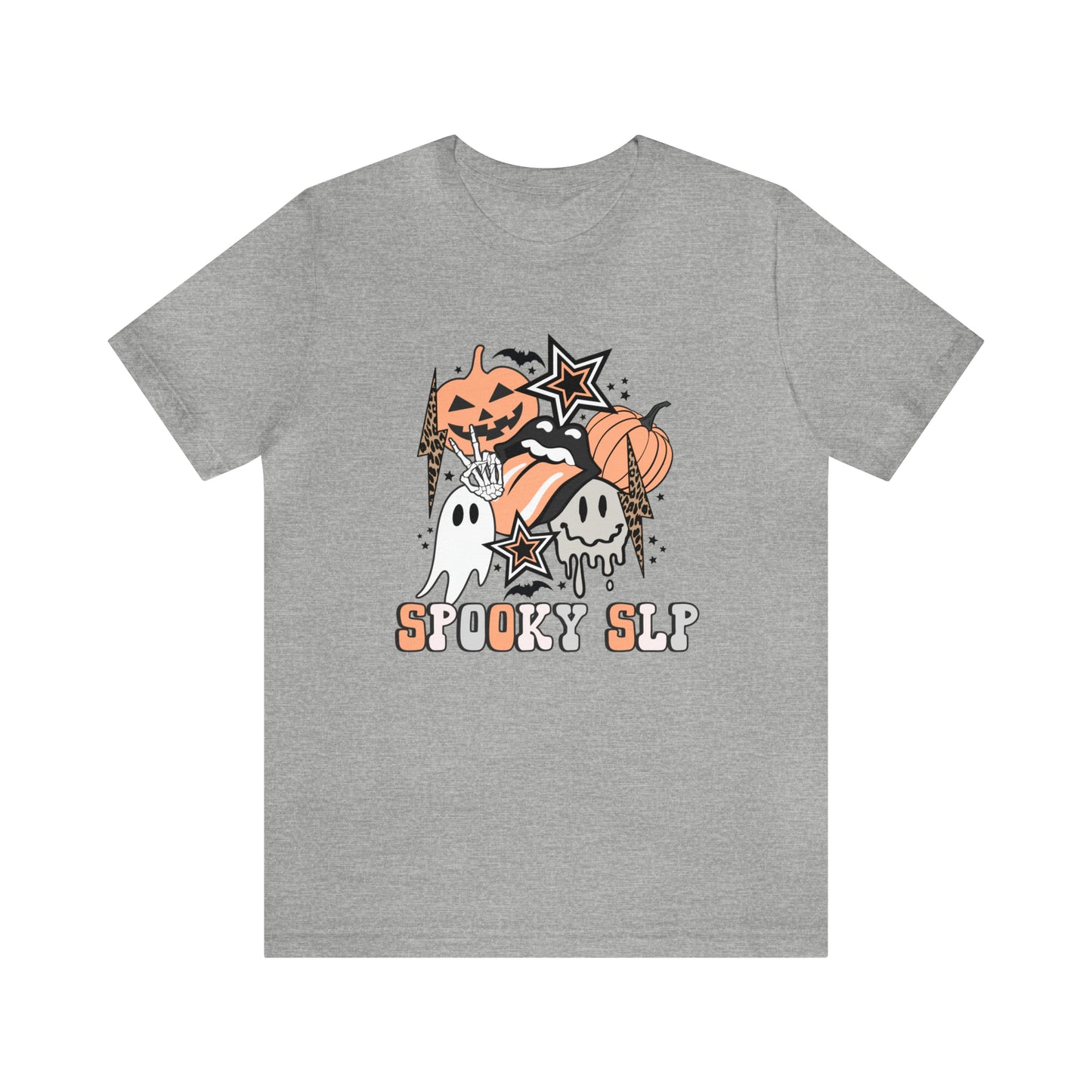 Spooky SLP Retro Halloween Jersey T-Shirt