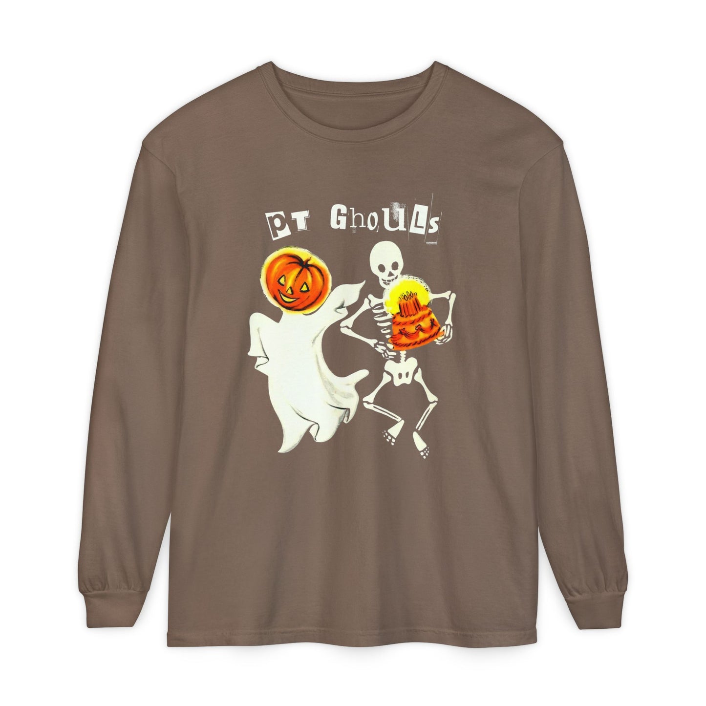 PT Ghouls Long Sleeve Comfort Colors T-Shirt