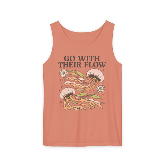 Go With Their Flow Comfort Colors Tank Top