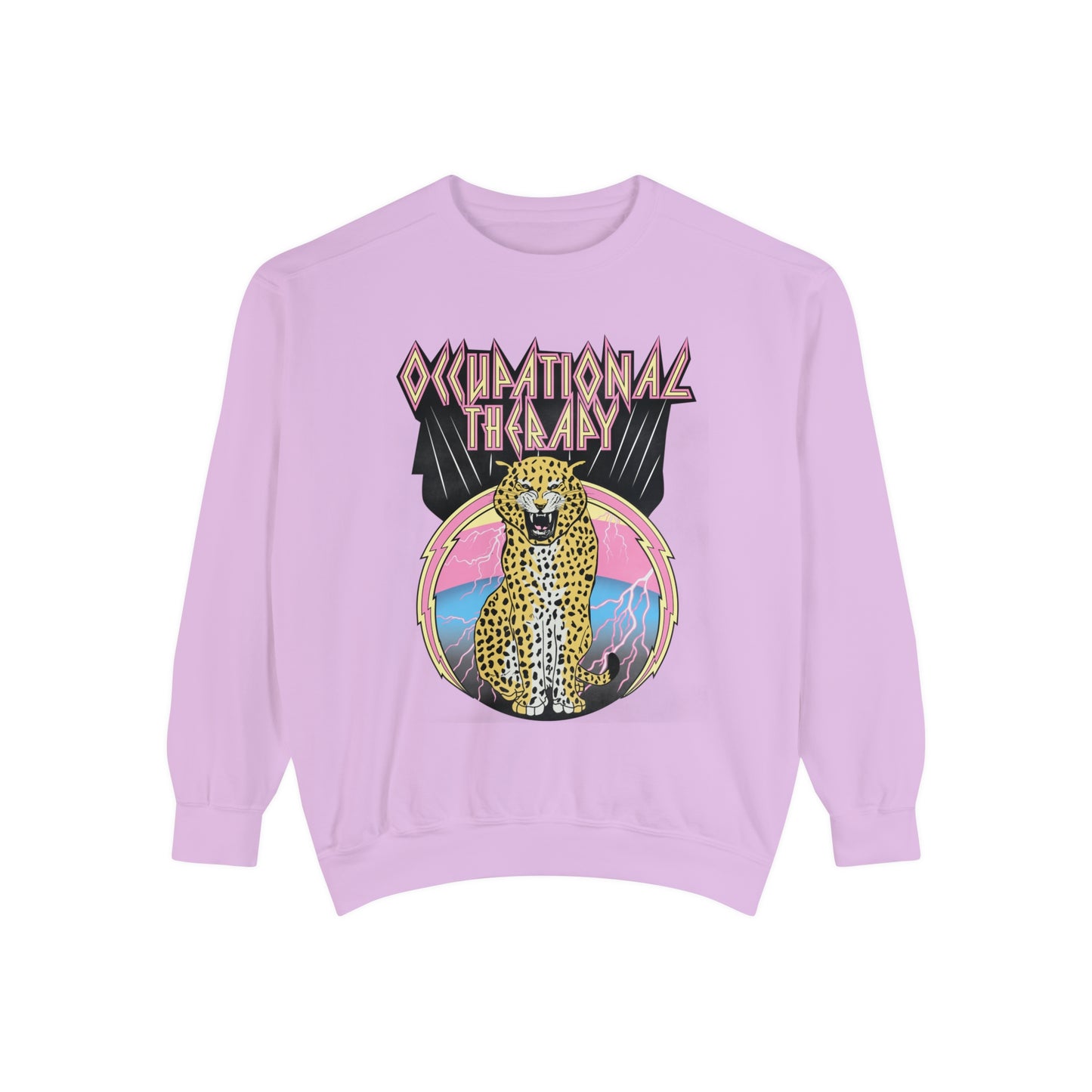 Rock OT Leopard Comfort Colors Sweatshirt