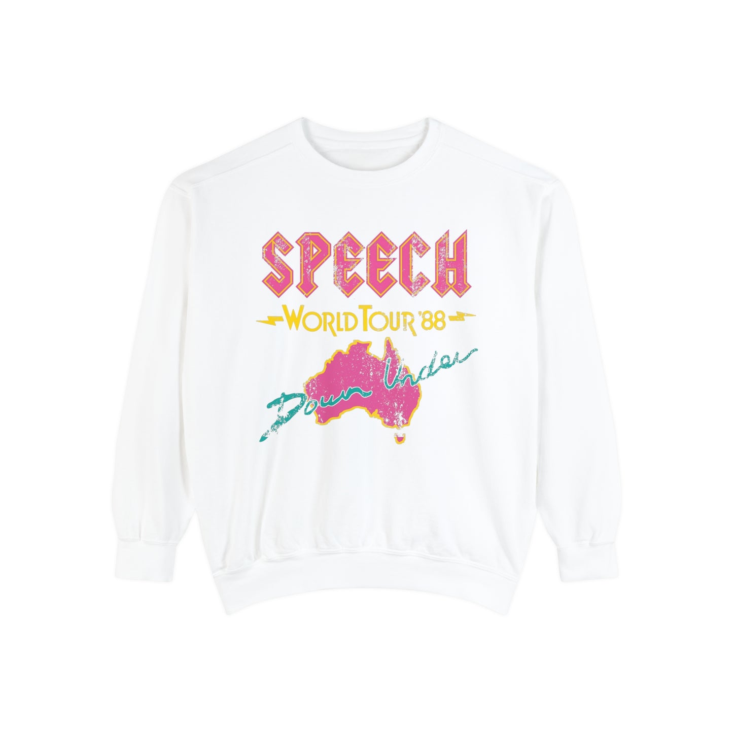 Speech World Tour Comfort Colors Sweatshirt