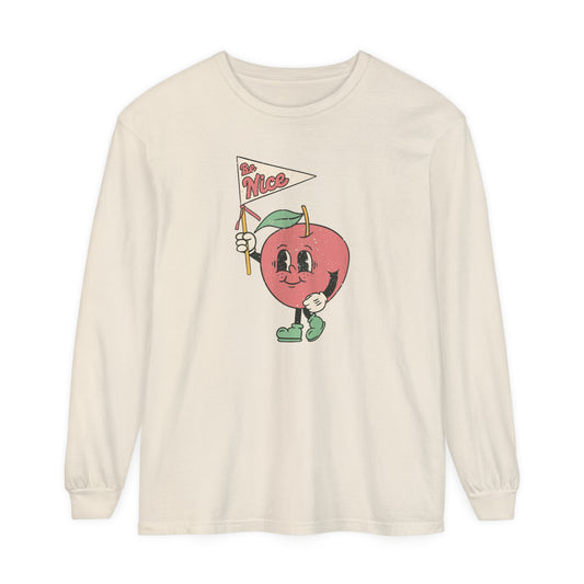 Be Nice Long Sleeve Comfort Colors T-shirt