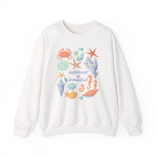 Different Is Beautiful Crewneck Sweatshirt