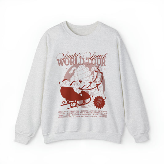 Santa's Speech Scope World Tour Crewneck Sweatshirt