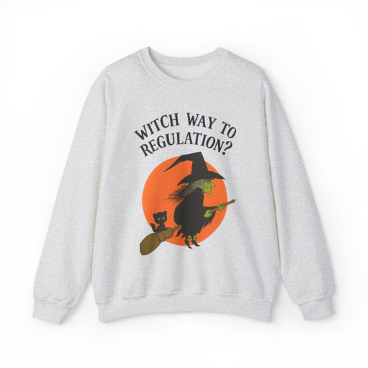 Witch Way to Regulation Crewneck Sweatshirt