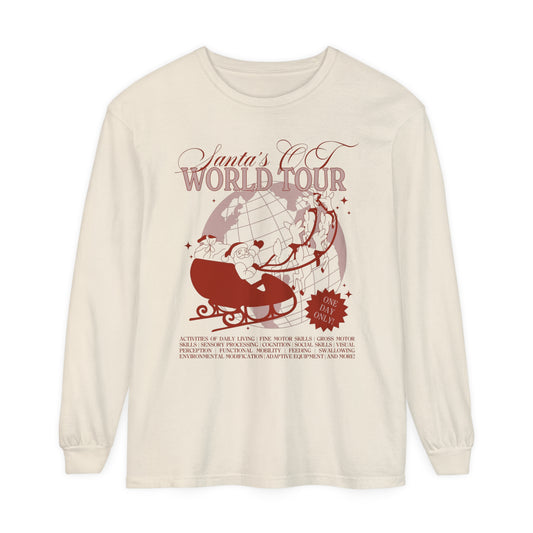 Santa's OT Scope World Tour Long Sleeve Comfort Colors T-Shirt