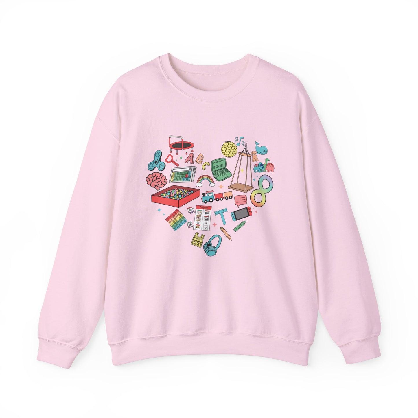 Autism Heart Crewneck Sweatshirt