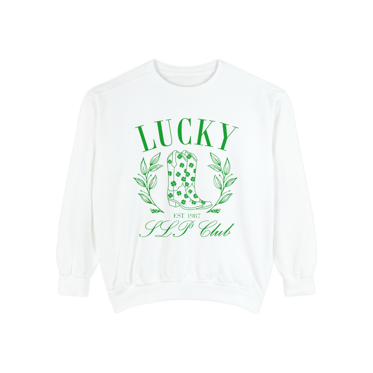 Lucky SLP Club Comfort Colors Sweatshirt