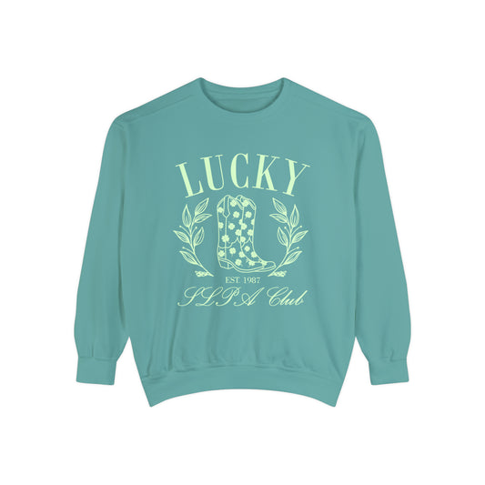 Lucky SLPA Club Comfort Colors Sweatshirt