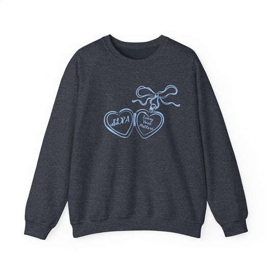 SLPA Heart Locket Crewneck Sweatshirt