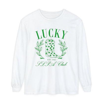 Lucky SLPA Club Long Sleeve Comfort Colors T-Shirt
