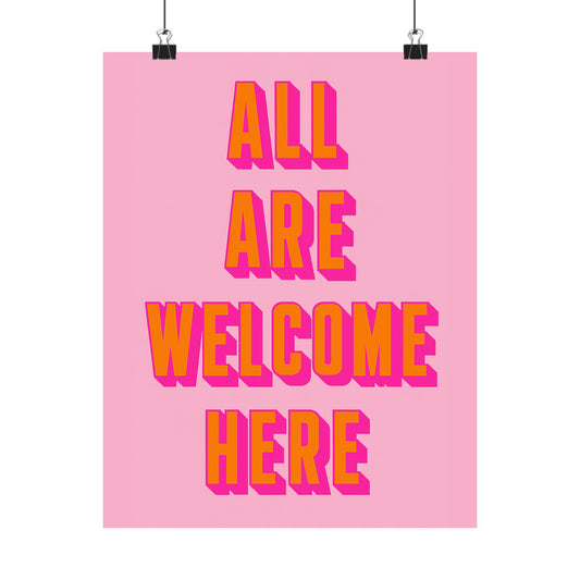 All Are Welcome Here Poster