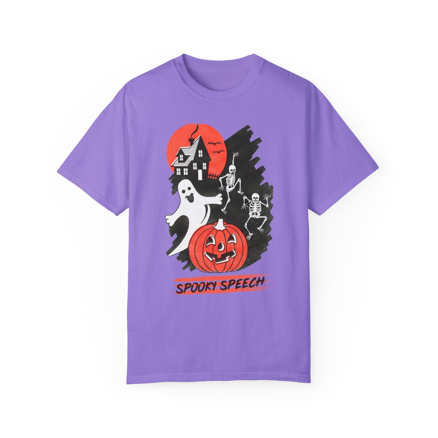Spooky Speech Friends Comfort Colors T-Shirt