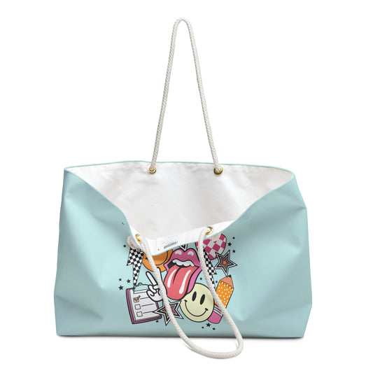 Retro Speech Oversized Therapy Tote