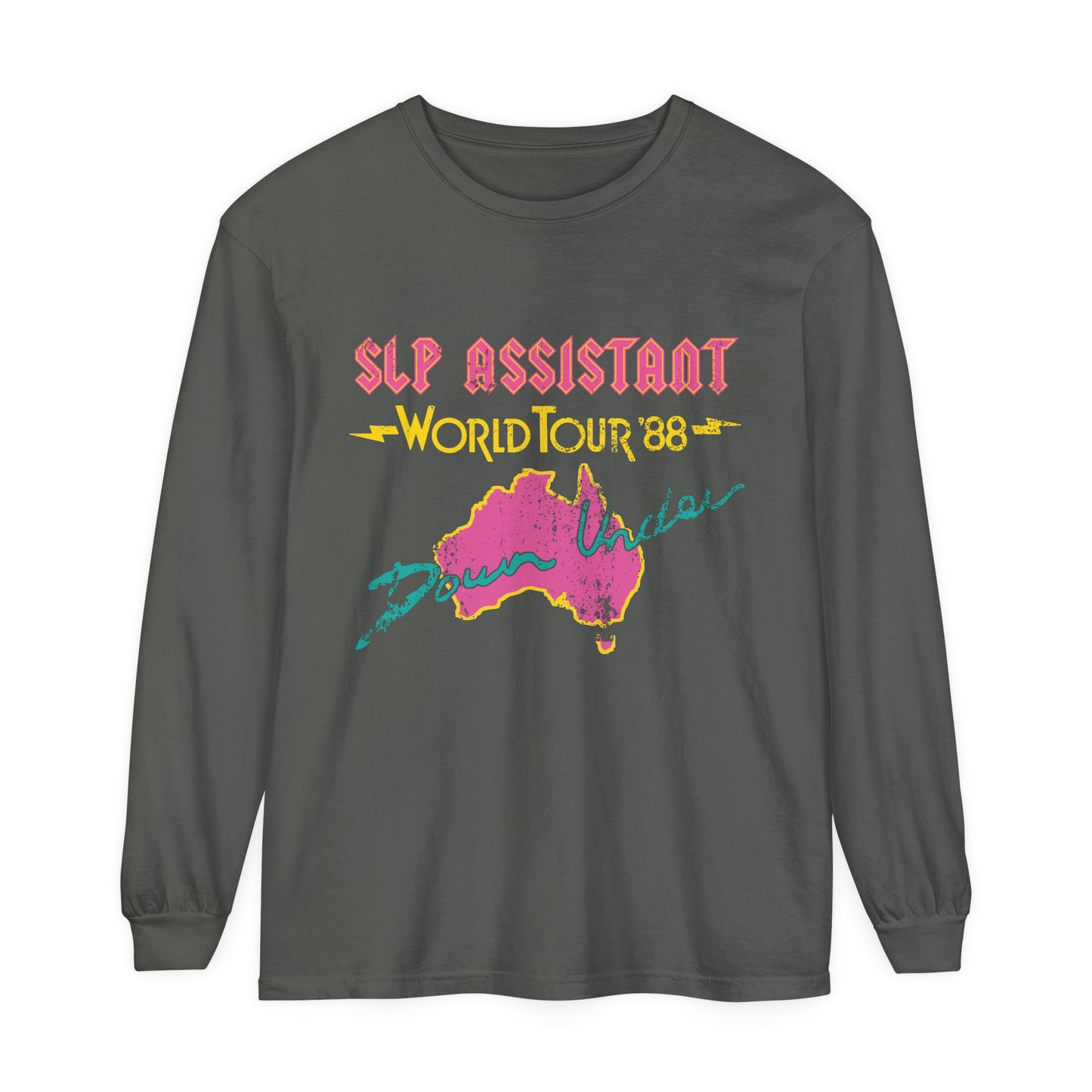 SLP Assistant World Tour Long Sleeve Comfort Colors T-Shirt