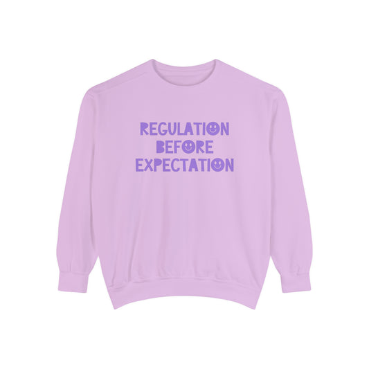 Regulation Before Expectation Tonal Comfort Colors Sweatshirt