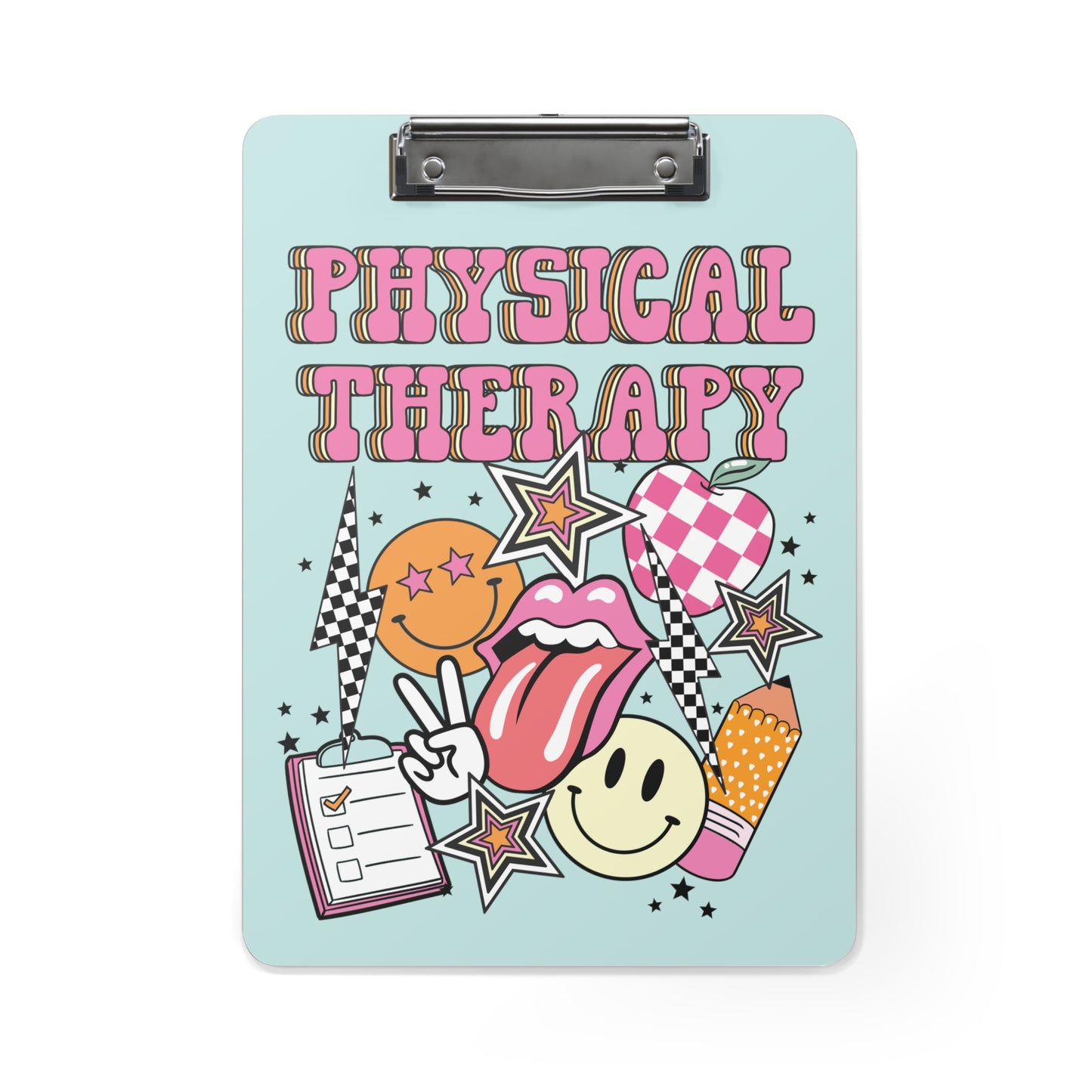 Retro Physical Therapy Clipboard