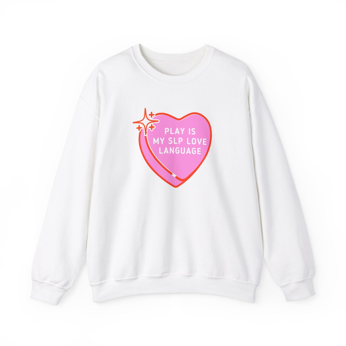 Play Is My SLP Love Language Crewneck Sweatshirt