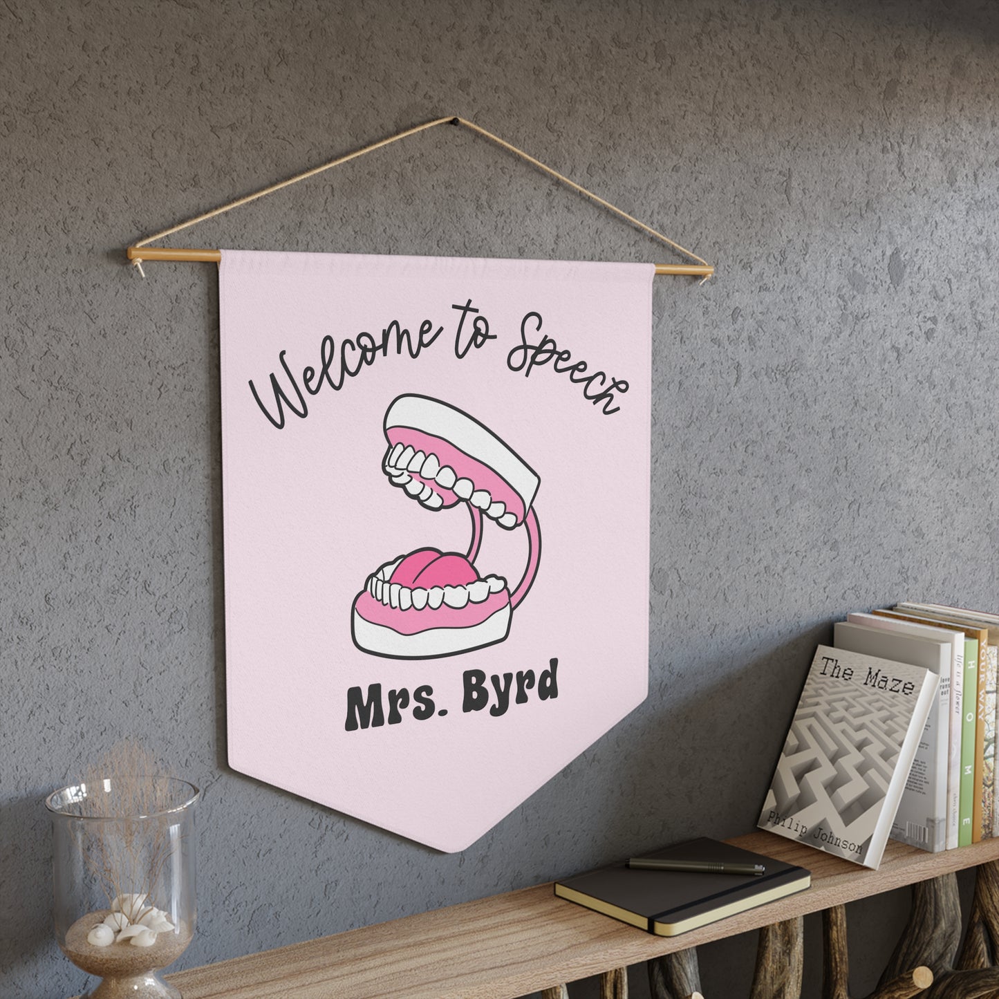 Custom Welcome to Speech Pennant