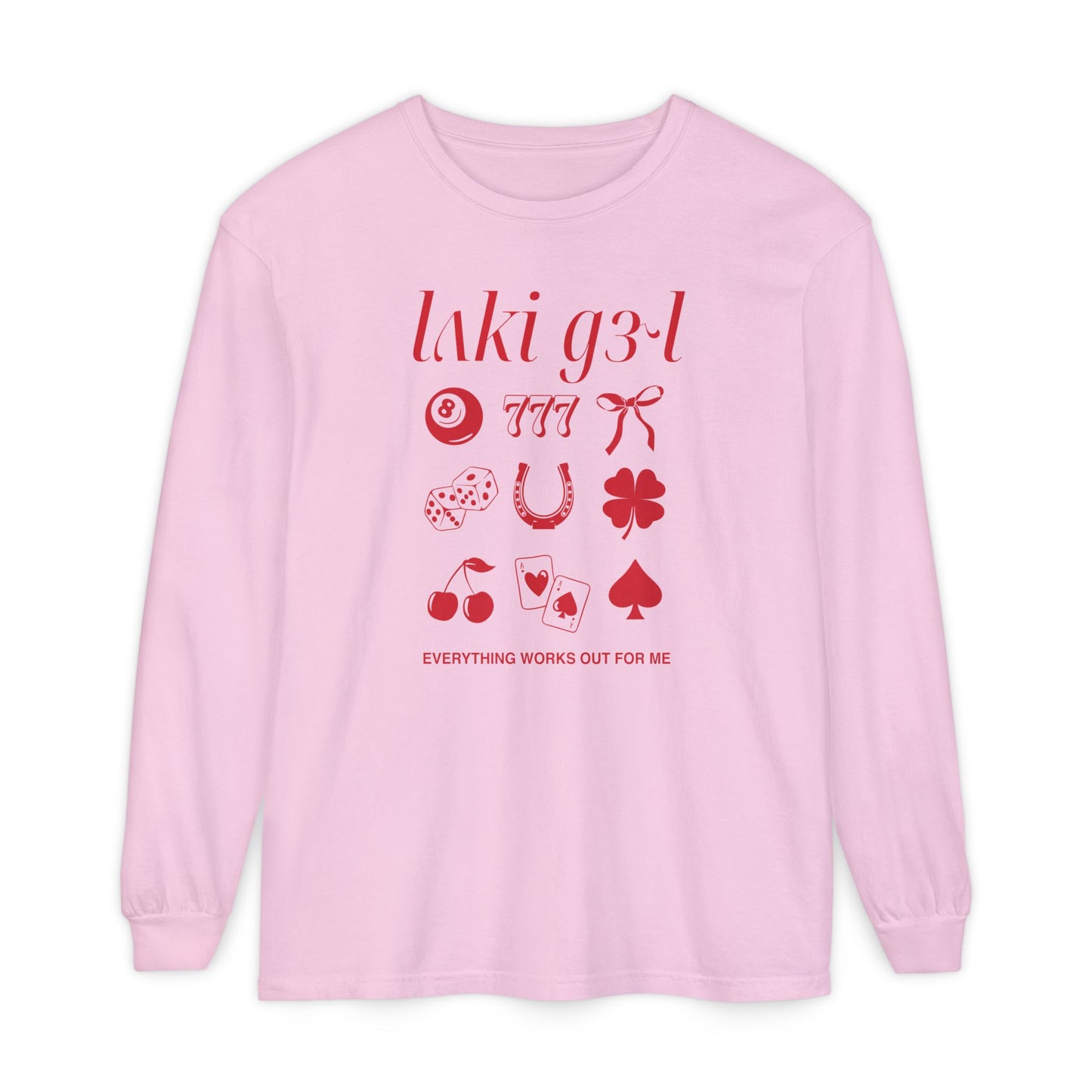 Lucky Girl IPA Long Sleeve Comfort Colors T-Shirt