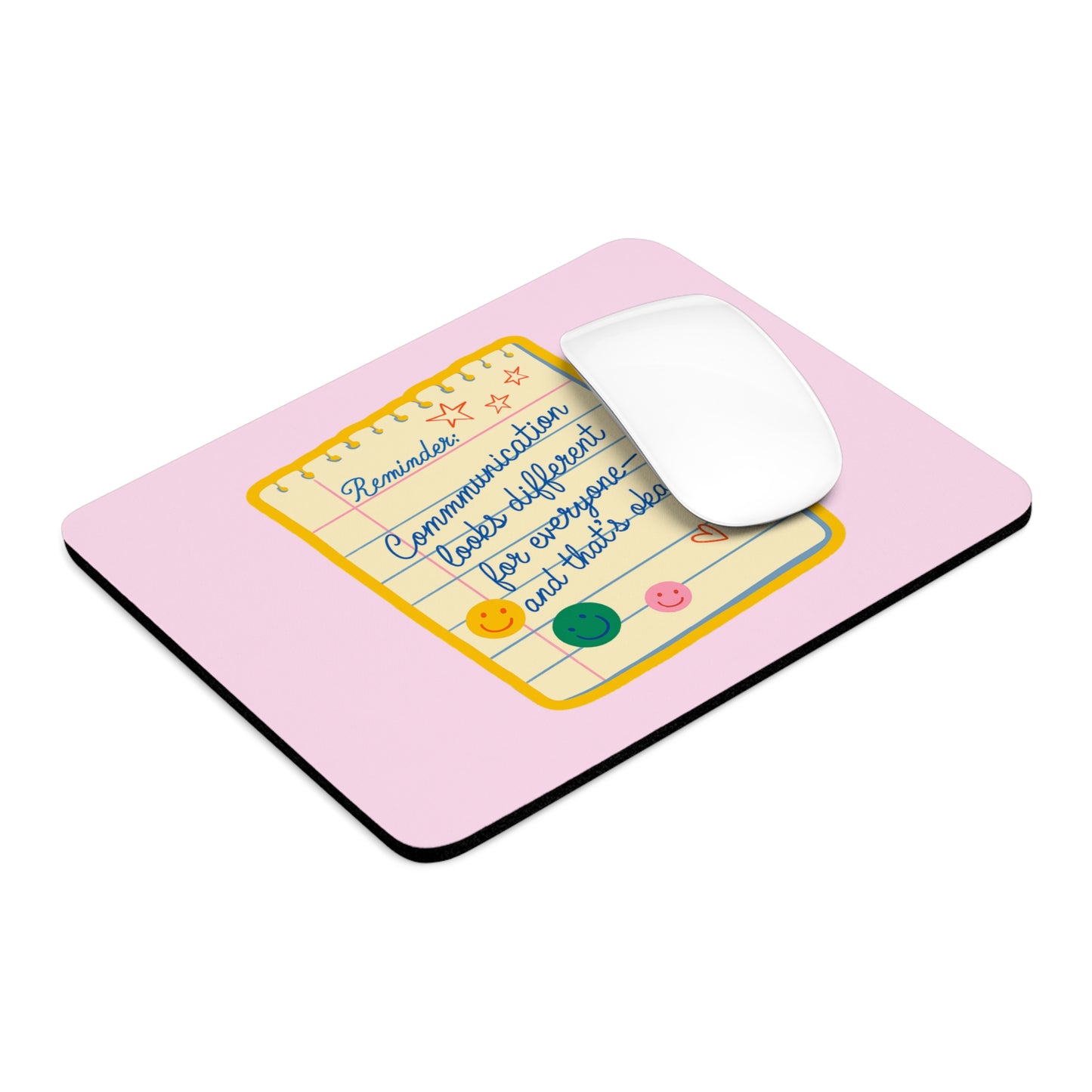 Communication Looks Different Mouse Pad