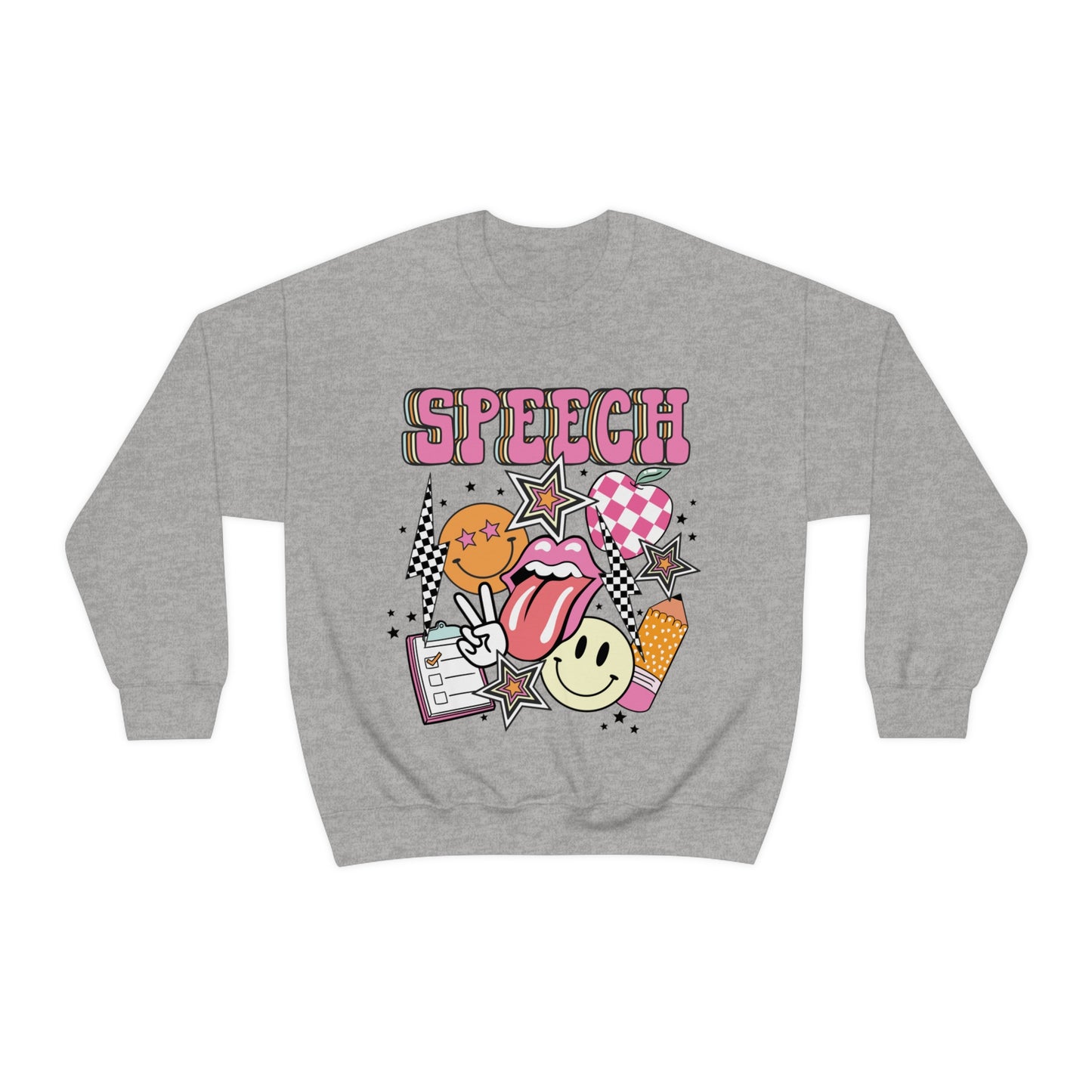 Retro Speech Crewneck Sweatshirt