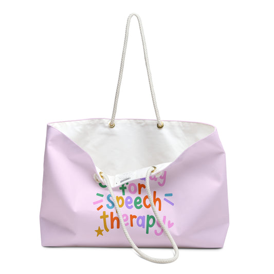 It's a Good Day for Speech Therapy Oversized Tote