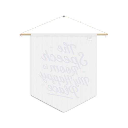 Speech Room Happy Place Pennant