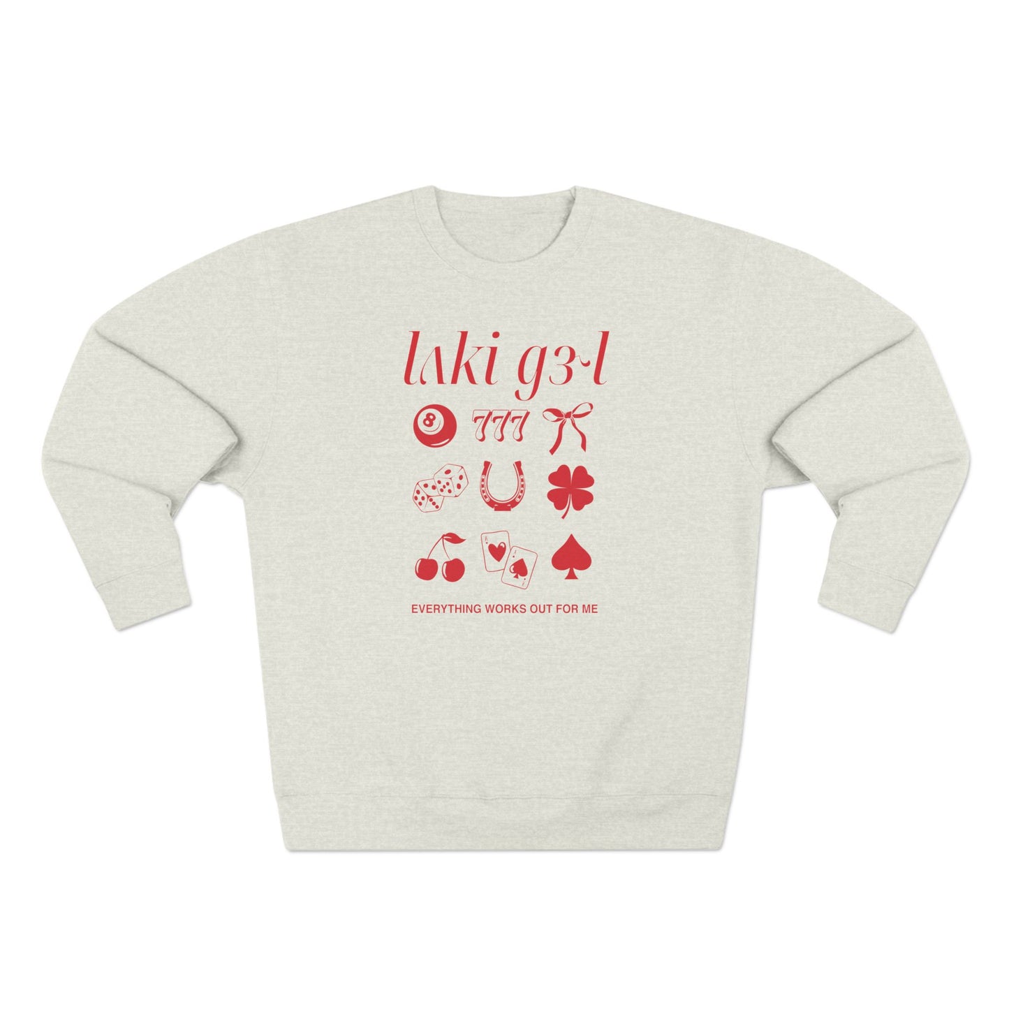 Lucky Girl IPA Premium Crewneck Sweatshirt