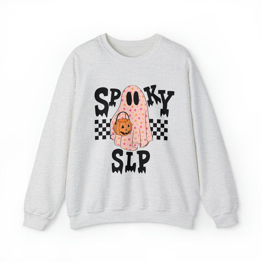 Spooky SLP Checkerboard Crewneck Sweatshirt