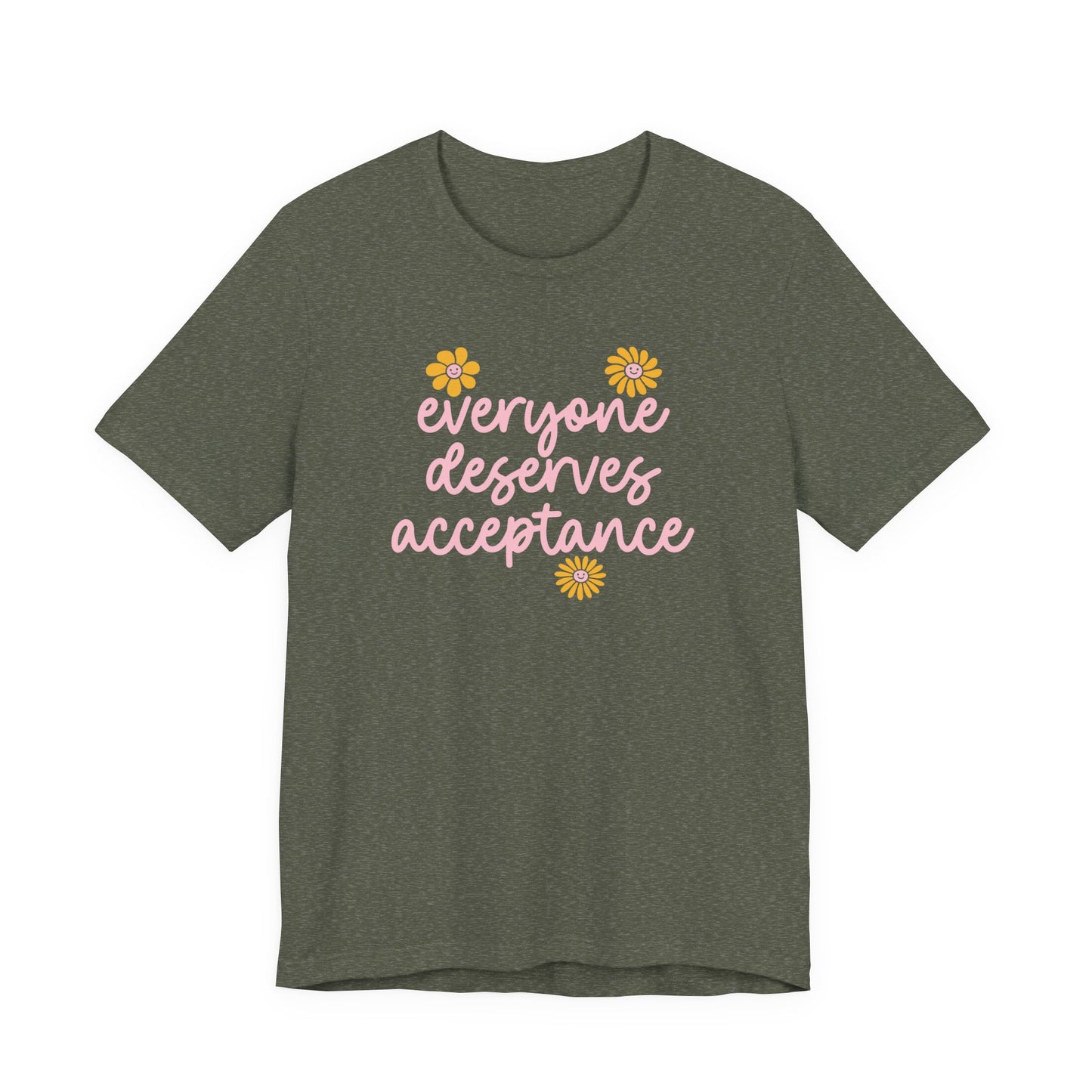 Everyone Deserves Acceptance Jersey T-Shirt