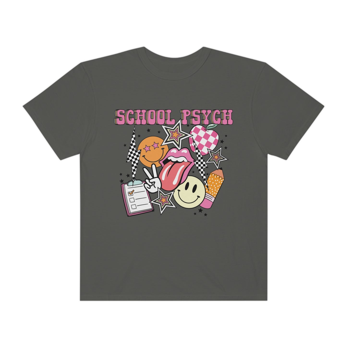 Retro School Psych Comfort Colors T-Shirt