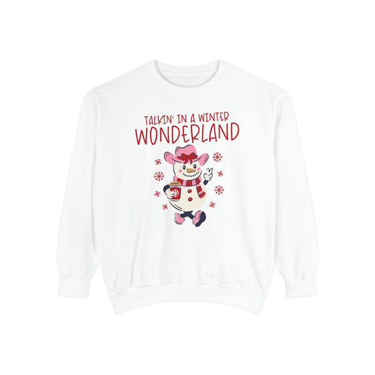 Talkin' in a Winter Wonderland Comfort Colors Sweatshirt