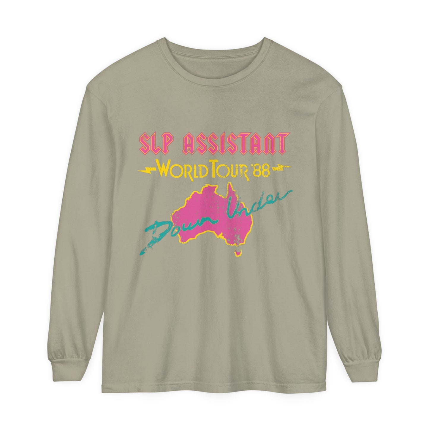 SLP Assistant World Tour Long Sleeve Comfort Colors T-Shirt