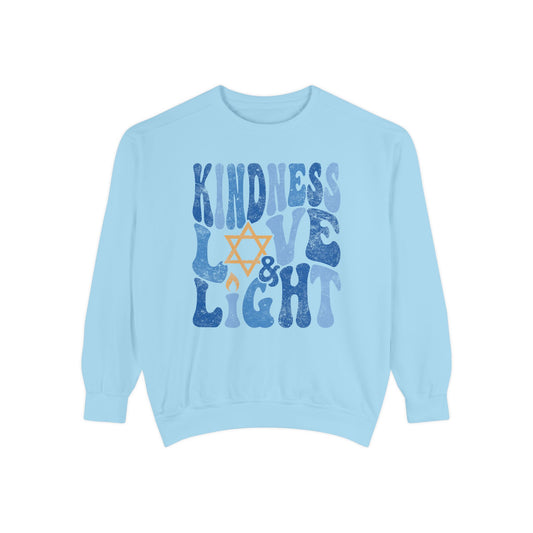 Kindness Love & Light Comfort Colors Sweatshirt