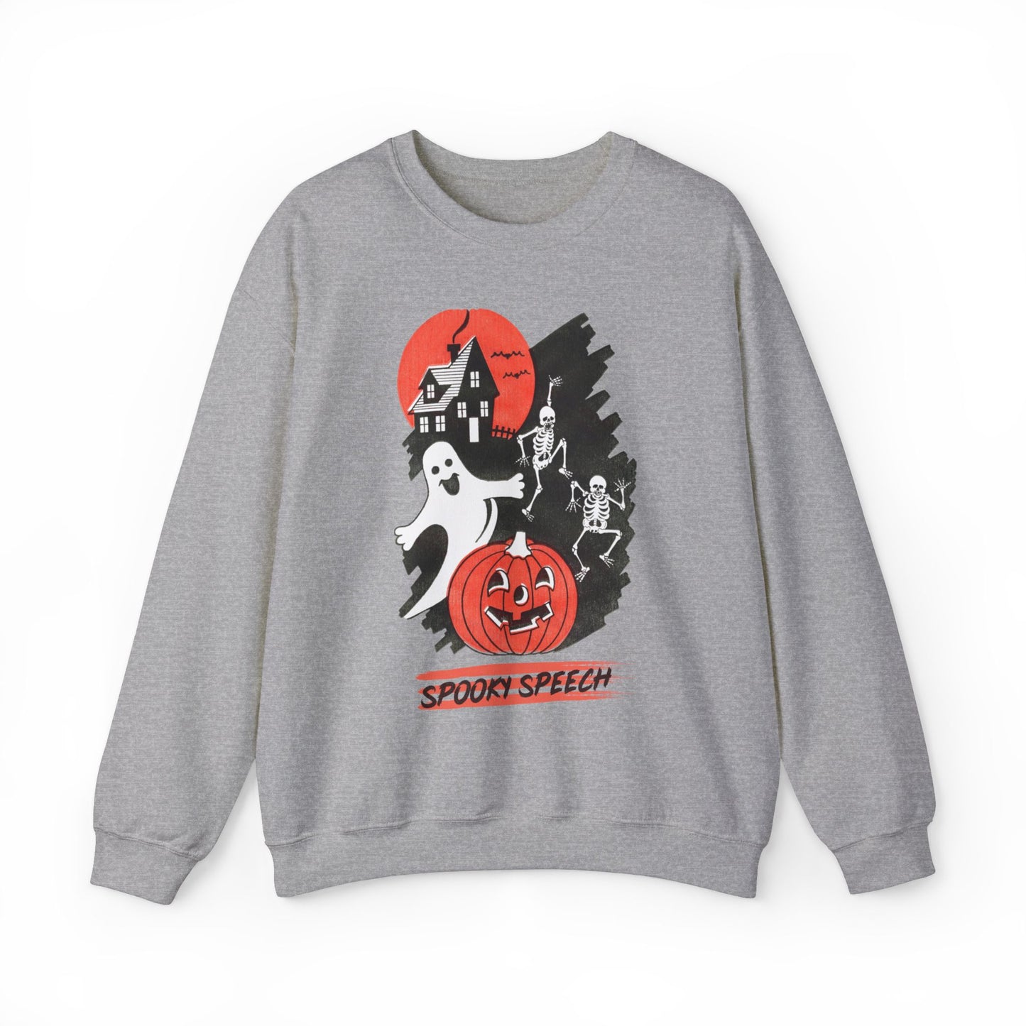 Spooky Speech Friends Crewneck Sweatshirt