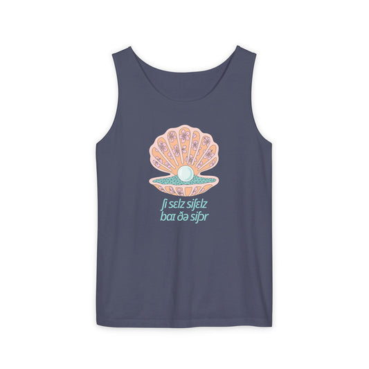 She Sells Seashells IPA Comfort Colors Tank Top