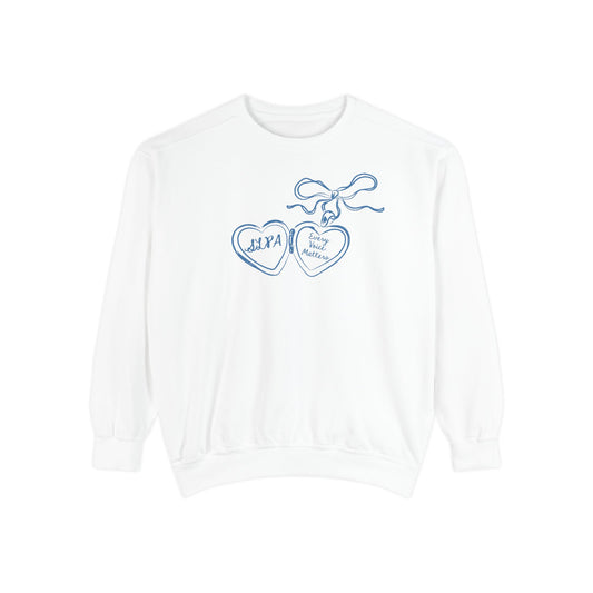 SLPA Heart Locket Comfort Colors Sweatshirt